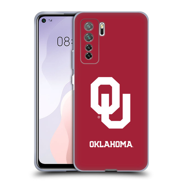 University of Oklahoma OU The University of Oklahoma Plain Soft Gel Case for Huawei Nova 7 SE/P40 Lite 5G