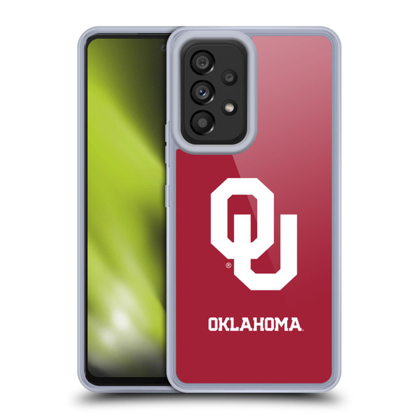 University of Oklahoma OU The University of Oklahoma Plain Soft Gel Case for Samsung Galaxy A53 5G (2022)