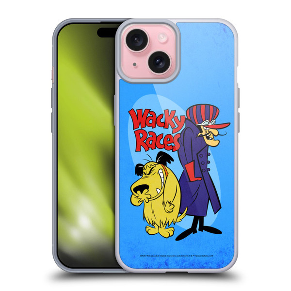 Wacky Races Classic Dastardly And Muttley 2 Soft Gel Case for Apple iPhone 15
