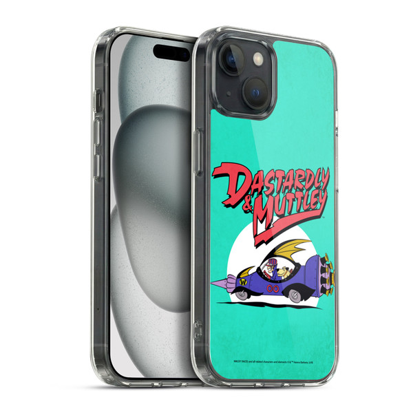 Wacky Races Classic Automobile Soft Gel Case for Apple iPhone 15 Plus & MagSafe