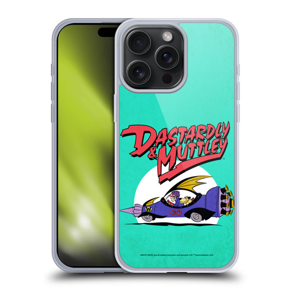 Wacky Races Classic Automobile Soft Gel Case for Apple iPhone 15 Pro Max