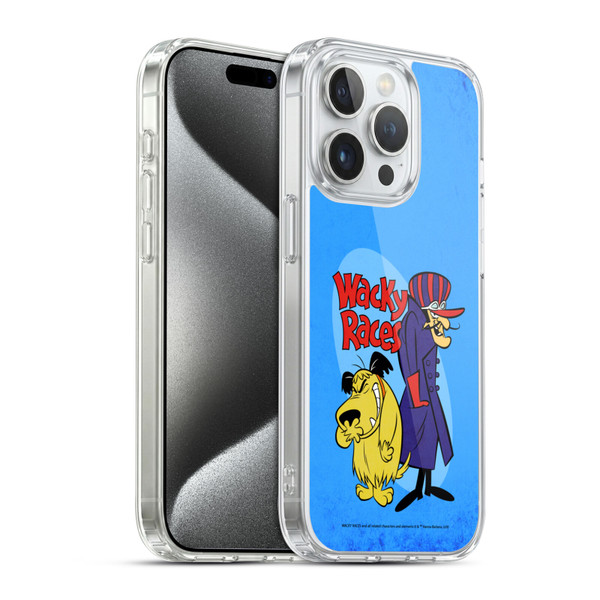 Wacky Races Classic Dastardly And Muttley 2 Soft Gel Case for Apple iPhone 15 Pro & MagSafe