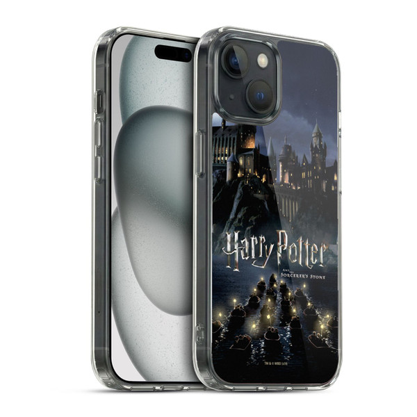 Harry Potter Sorcerer's Stone II Castle Soft Gel Case for Apple iPhone 15 & MagSafe