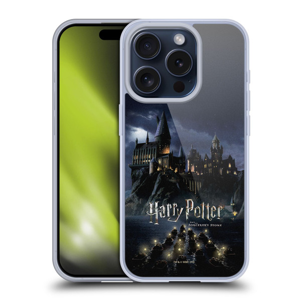 Harry Potter Sorcerer's Stone II Castle Soft Gel Case for Apple iPhone 15 Pro
