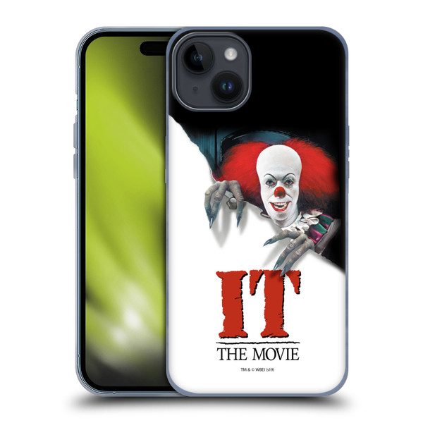 IT Television Miniseries Graphics Poster Soft Gel Case for Apple iPhone 15 Plus