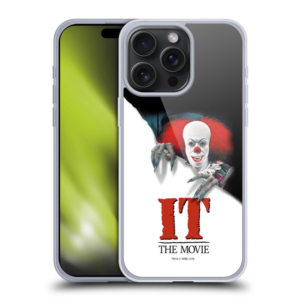 IT Television Miniseries Graphics Poster Soft Gel Case for Apple iPhone 15 Pro Max