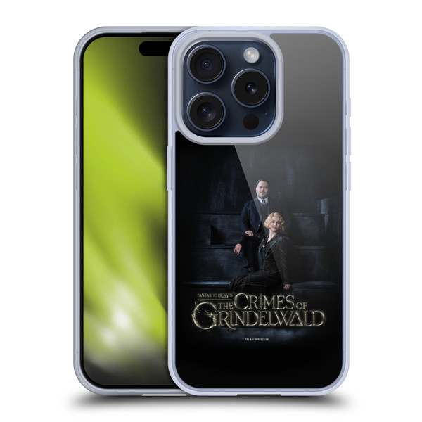 Fantastic Beasts The Crimes Of Grindelwald Character Art Jacob And Queenie Soft Gel Case for Apple iPhone 15 Pro