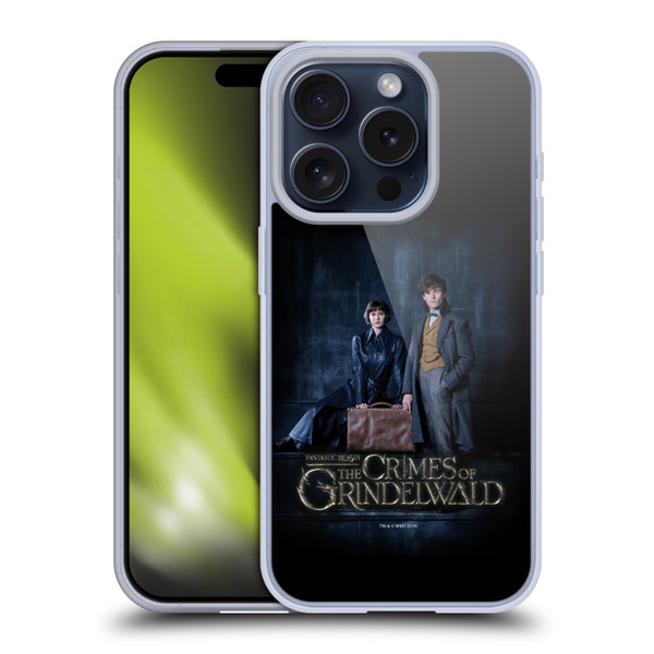 Fantastic Beasts The Crimes Of Grindelwald Character Art Tina And Newt Soft Gel Case for Apple iPhone 15 Pro