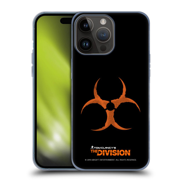 Tom Clancy's The Division Dark Zone Virus Soft Gel Case for Apple iPhone 15 Pro Max