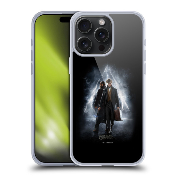 Fantastic Beasts The Crimes Of Grindelwald Key Art Newt & Albus Poster Soft Gel Case for Apple iPhone 15 Pro Max
