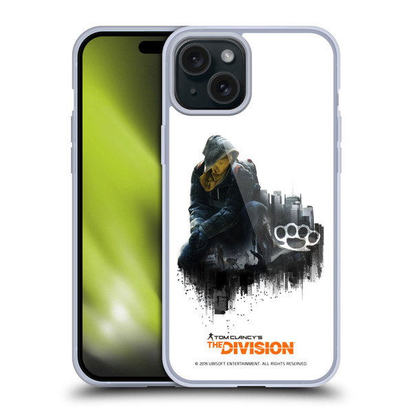 Tom Clancy's The Division Factions Rioters Soft Gel Case for Apple iPhone 15 Plus