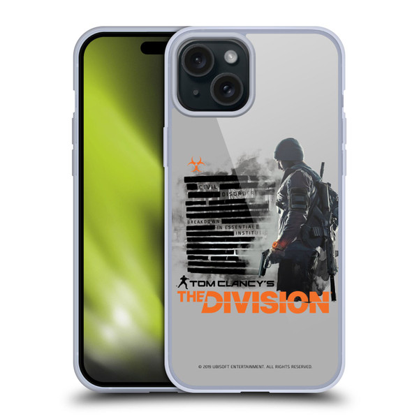 Tom Clancy's The Division Key Art Character Soft Gel Case for Apple iPhone 15 Plus