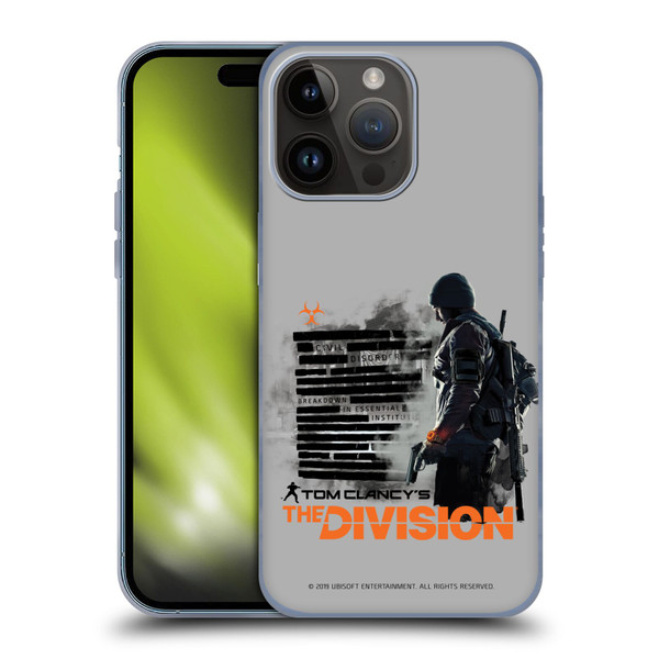Tom Clancy's The Division Key Art Character Soft Gel Case for Apple iPhone 15 Pro Max