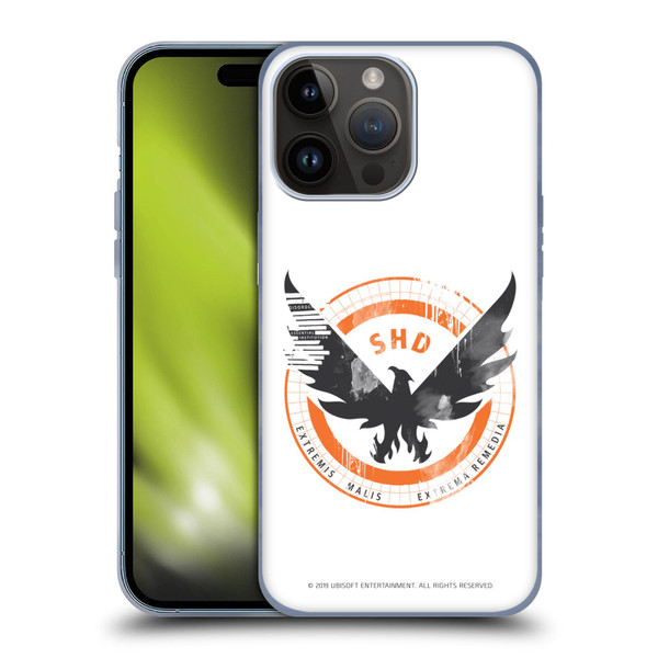 Tom Clancy's The Division Key Art Logo White Soft Gel Case for Apple iPhone 15 Pro Max