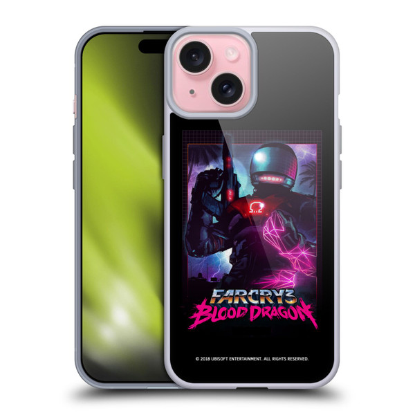 Far Cry 3 Blood Dragon Key Art Omega Soft Gel Case for Apple iPhone 15