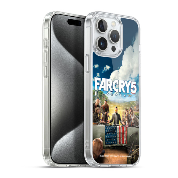 Far Cry 5 Key Art And Logo Main Soft Gel Case for Apple iPhone 15 Pro Max & MagSafe