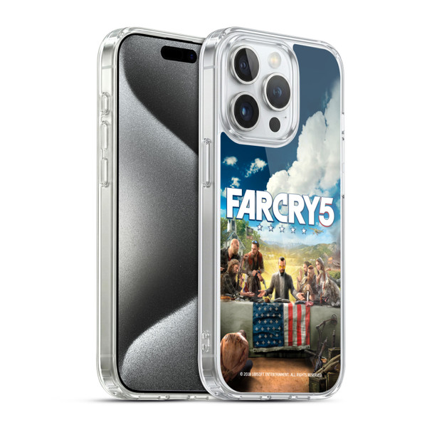 Far Cry 5 Key Art And Logo Main Soft Gel Case for Apple iPhone 15 Pro & MagSafe