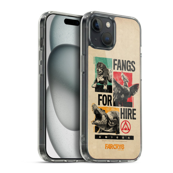 Far Cry 6 Graphics Fangs For Hire Soft Gel Case for Apple iPhone 15 Plus & MagSafe