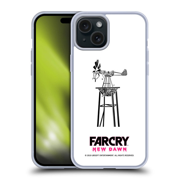 Far Cry New Dawn Graphic Images Tower Soft Gel Case for Apple iPhone 15 Plus