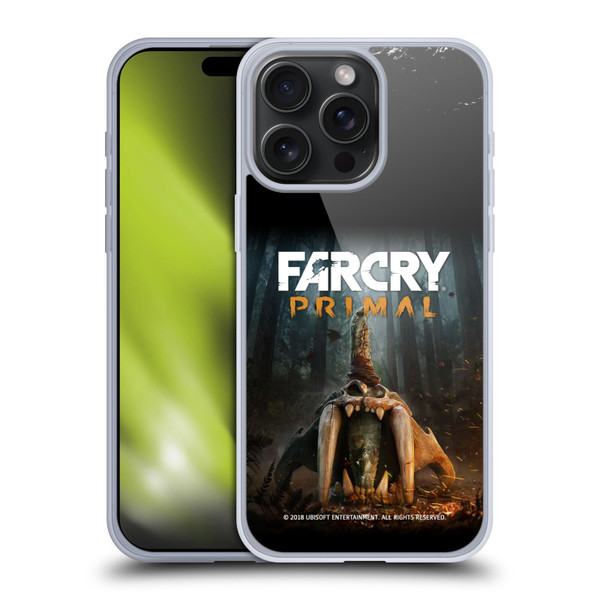 Far Cry Primal Key Art Skull II Soft Gel Case for Apple iPhone 15 Pro Max