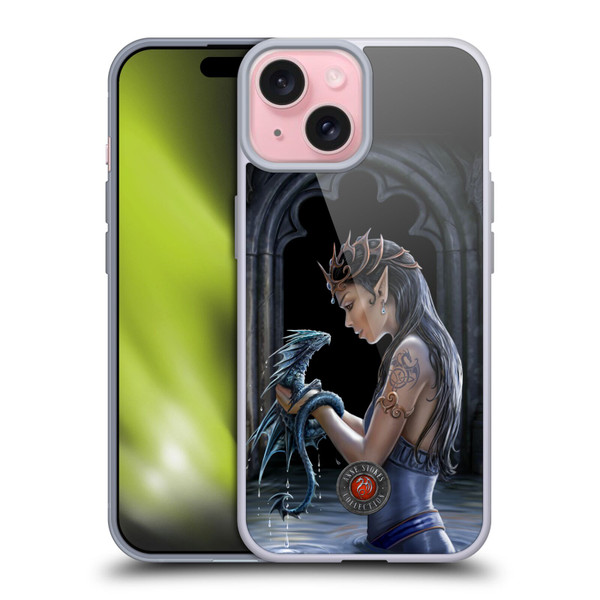 Anne Stokes Dragon Friendship Water Soft Gel Case for Apple iPhone 15
