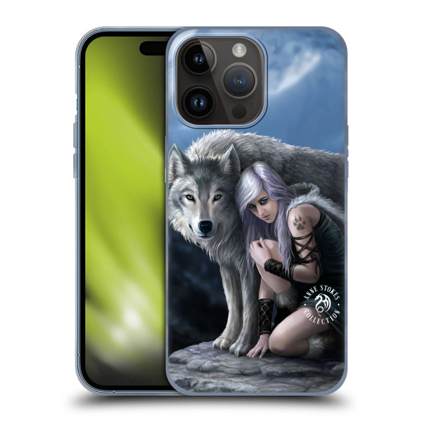 Anne Stokes Wolves Protector Soft Gel Case for Apple iPhone 15 Pro Max