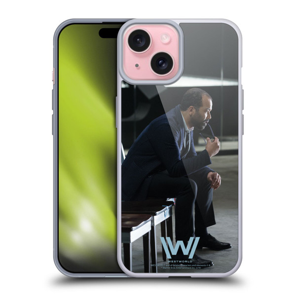 Westworld Characters Bernard Lowe Soft Gel Case for Apple iPhone 15