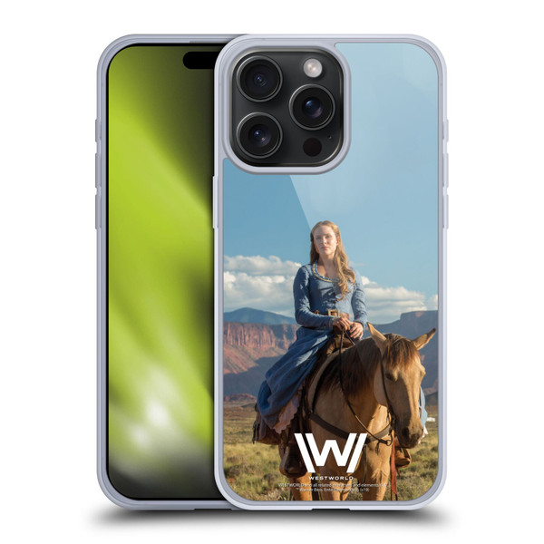 Westworld Characters Dolores Abernathy Soft Gel Case for Apple iPhone 15 Pro Max