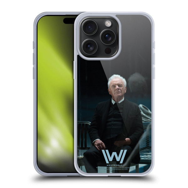 Westworld Characters Robert Ford Soft Gel Case for Apple iPhone 15 Pro Max