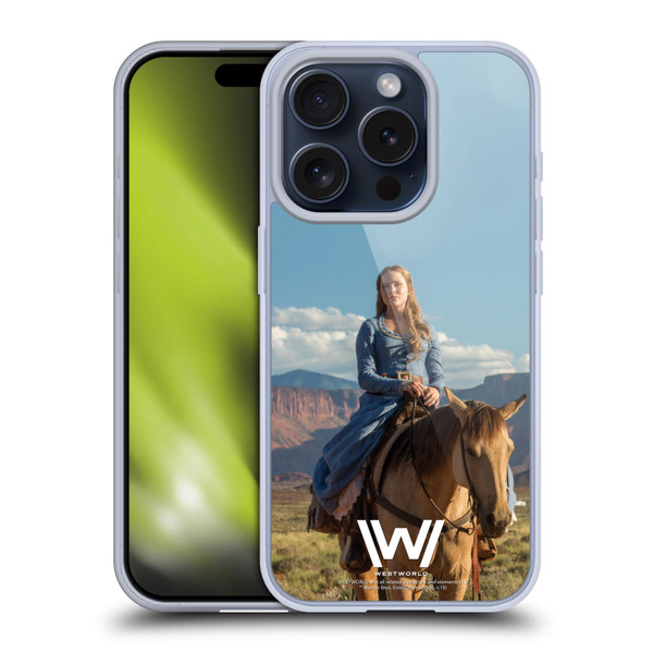 Westworld Characters Dolores Abernathy Soft Gel Case for Apple iPhone 15 Pro