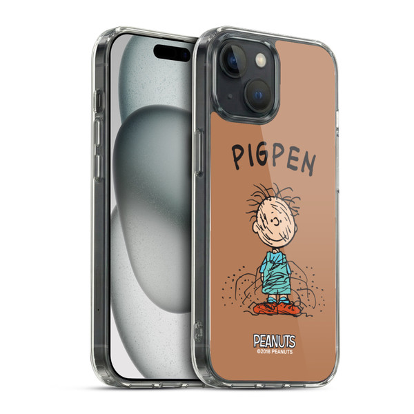 Peanuts Characters Pigpen Soft Gel Case for Apple iPhone 15 & MagSafe