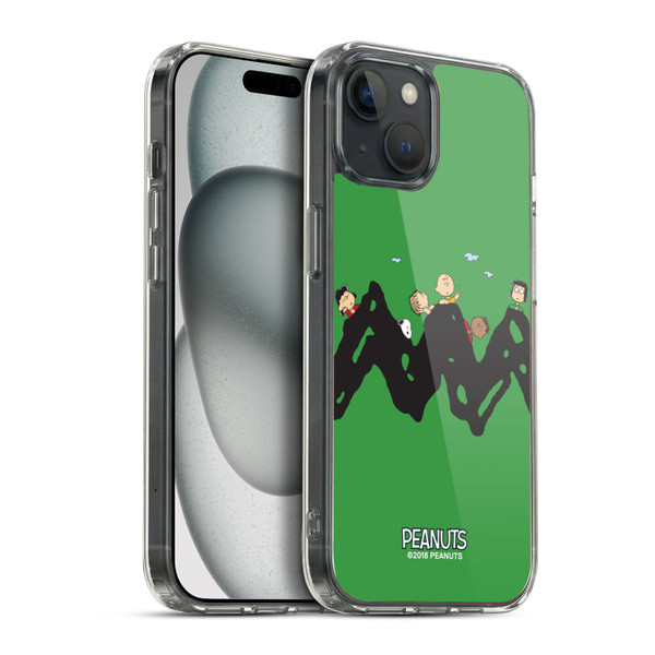 Peanuts Characters Group Soft Gel Case for Apple iPhone 15 Plus & MagSafe