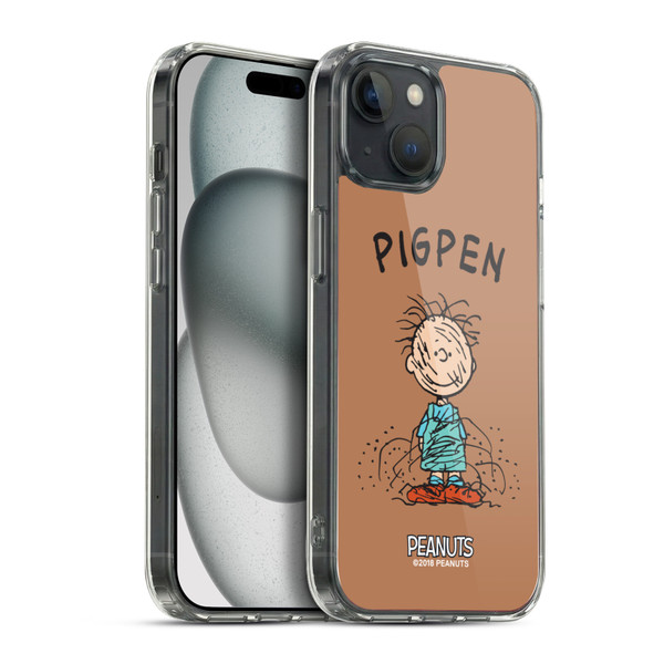 Peanuts Characters Pigpen Soft Gel Case for Apple iPhone 15 Plus & MagSafe