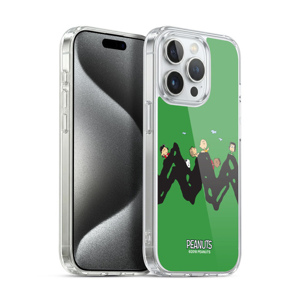 Peanuts Characters Group Soft Gel Case for Apple iPhone 15 Pro & MagSafe