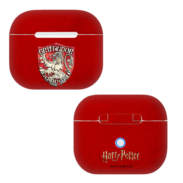 Harry Potter Prisoner Of Azkaban V Gryffindor Quidditch Badge Vinyl Sticker Skin Decal Cover for Apple AirPods 3 3rd Gen Charging Case