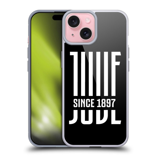 Juventus Football Club History Since 1897 Soft Gel Case for Apple iPhone 15
