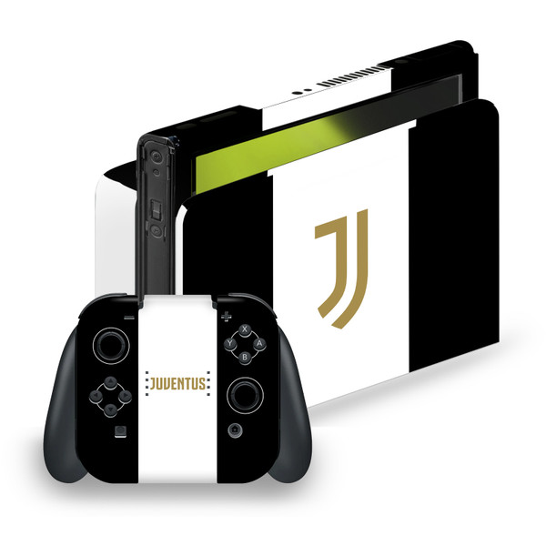 Juventus Football Club Art Black Stripes Vinyl Sticker Skin Decal Cover for Nintendo Switch OLED