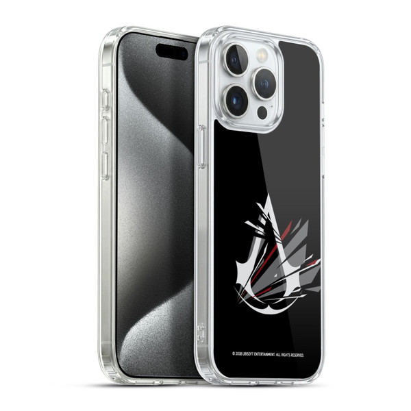 Assassin's Creed Logo Shattered Soft Gel Case for Apple iPhone 15 Pro Max & MagSafe