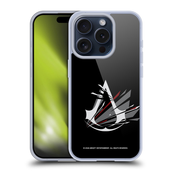 Assassin's Creed Logo Shattered Soft Gel Case for Apple iPhone 15 Pro