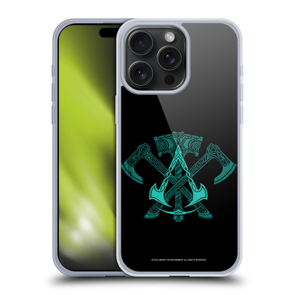 Assassin's Creed Valhalla Symbols And Patterns ACV Weapons Soft Gel Case for Apple iPhone 15 Pro Max
