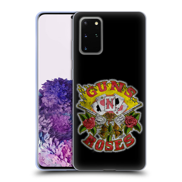 Guns N' Roses Band Art Cards Soft Gel Case for Samsung Galaxy S20+ / S20+ 5G