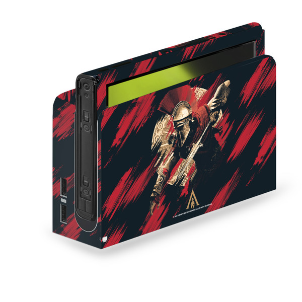 Assassin's Creed Odyssey Artwork Alexios With Spear Vinyl Sticker Skin Decal Cover for Nintendo Switch OLED
