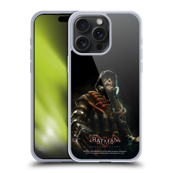 Batman Arkham Knight Characters Scarecrow Soft Gel Case for Apple iPhone 15 Pro Max