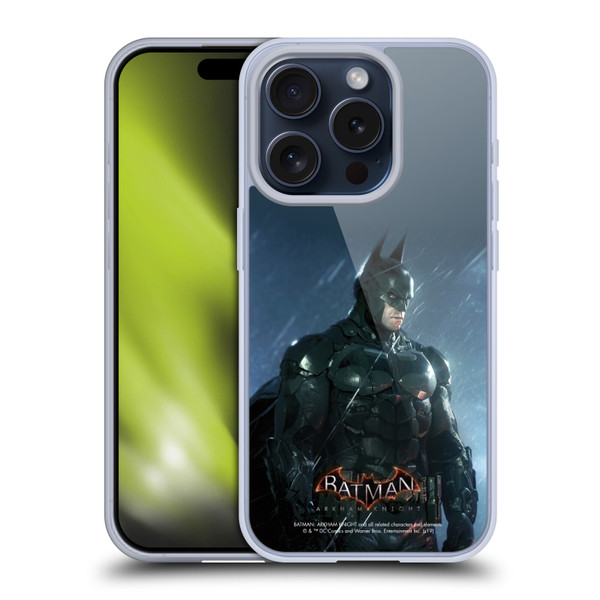Batman Arkham Knight Characters Batman Soft Gel Case for Apple iPhone 15 Pro