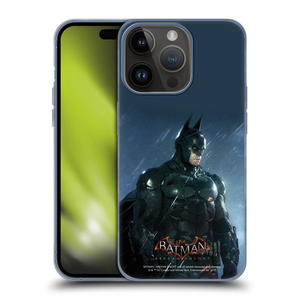 Batman Arkham Knight Characters Batman Soft Gel Case for Apple iPhone 15 Pro