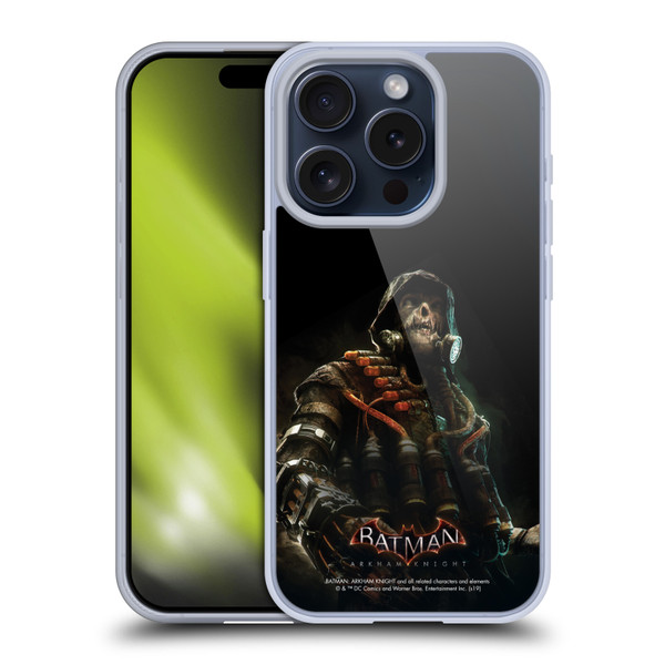 Batman Arkham Knight Characters Scarecrow Soft Gel Case for Apple iPhone 15 Pro