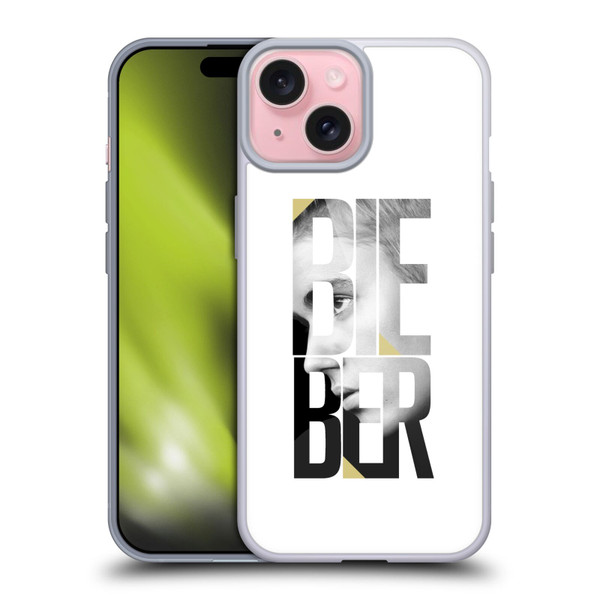 Justin Bieber Purpose B&w Mirror Calendar Text Soft Gel Case for Apple iPhone 15