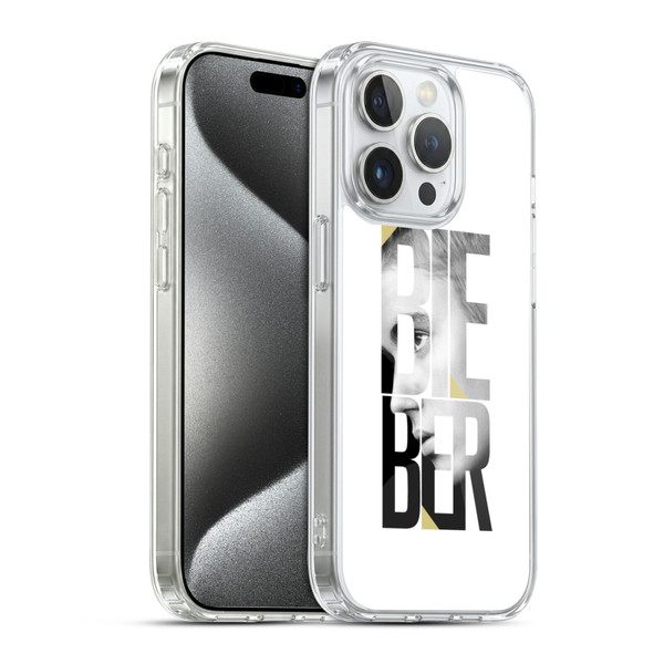 Justin Bieber Purpose B&w Mirror Calendar Text Soft Gel Case for Apple iPhone 15 Pro & MagSafe