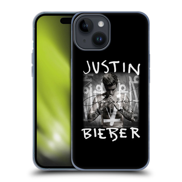 Justin Bieber Purpose Album Cover Soft Gel Case for Apple iPhone 15