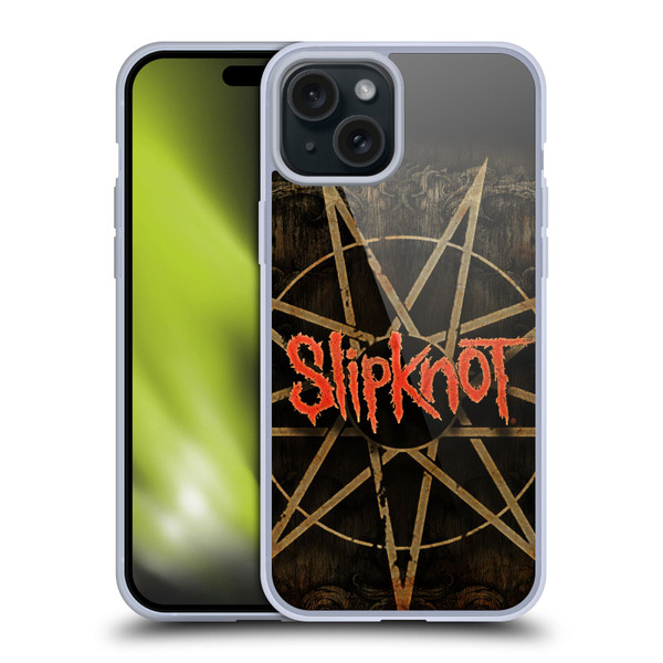 Slipknot Key Art Crest Soft Gel Case for Apple iPhone 15 Plus